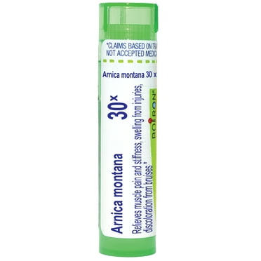Boiron Arnica Montana 30X, Homeopathic Medicine for Muscle Pain, Stiffness, Swelling From Injuries, Bruises, 80 Pellets