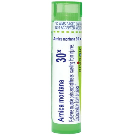 Boiron Arnica Montana 30X, Homeopathic Medicine for Muscle Pain, Stiffness, Swelling From Injuries, Bruises, 80 Pellets