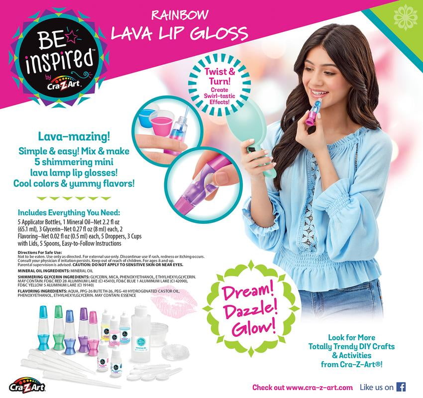 lava lamp lip gloss kit