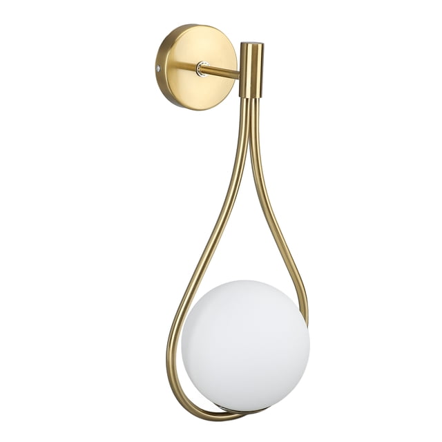 Luces de pared ANGGREK lámpara de Decoración Interior gota de Agua Dorada