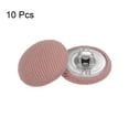 thumbnail image 3 of Unique Bargains 10pcs 28L Fabric Cloth Covered Button 18mm Round Metal Shank Sewing Buttons for Suits Dress Blouses, Deep Pink, 3 of 5
