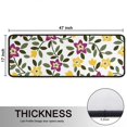 thumbnail image 5 of Kitchen Rugs Sets Of 2,Pioneer Flower Floral Print Pattern Anti Fatigue Kitchen Mat Rugs Non Slip Washable,Decorative Kitchen Floor Mats for Kitchen,Sink,Laundry,17"x47"+17"x47", 5 of 5