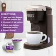 thumbnail image 4 of Maud's Half Caff Coffee Pods Variety Pack, 48 ct, 6 Assorted Flavors, Medium Roast Coffee in Single Serve Pods – 100% Arabica Coffee, Compatible with Keurig K Cups Maker, 4 of 7