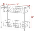 Simple Houseware 2Tier Spice Rack for Kitchen Organizer Countertop