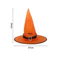thumbnail image 4 of Sombrero de Halloween Sombrero de bruja iluminado colgante Decoraciones de Halloween Sombrero de bruja brillante Luces para exteriores patio, 4 of 8