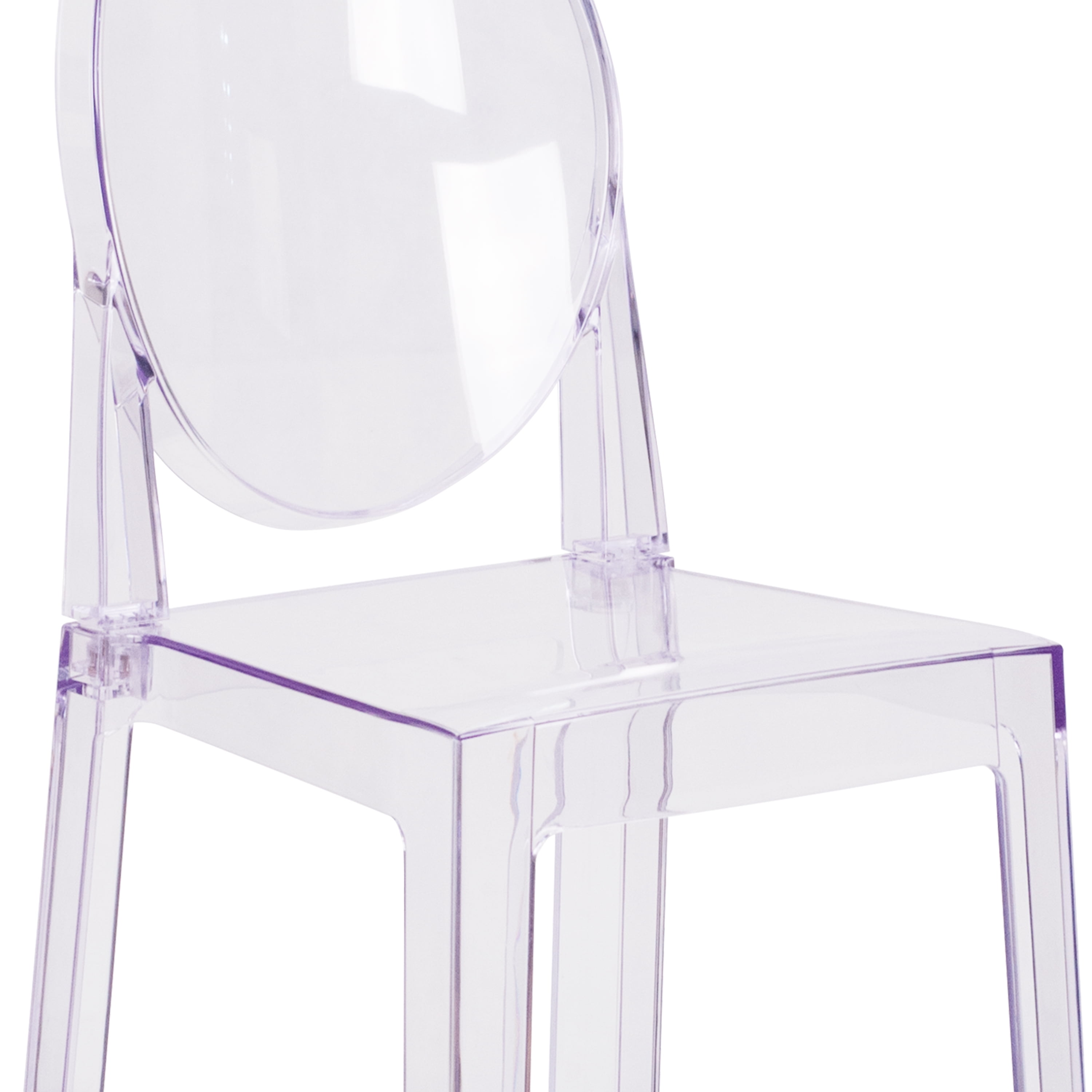 Flash furniture ghost counter stool back in transparent crystal new arrivals