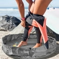 thumbnail image 3 of SUN CUBE Wetsuit Changing Mat, Waterproof Surf Bag, Drawstring Wetsuit Bag, Surfing Accessories for Kayakers, Dry Bag for Beach, Durable Compact No Leak Mat for Scuba (Gray), 3 of 7