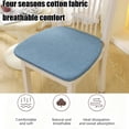 thumbnail image 4 of Flax Linen Horseshoe Chair Cushion Seat Pad With Straps Non Slip Dining Chair Cushion, Ergonomic Comfort Durable Support Design, for Dining Chair Office Chair Kitchen Home Use, 4 of 6