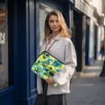 thumbnail image 6 of Iauyy（M)13.4 inch Laptop Sleeve,Shockproof Durable Computer Carrying laptop Bag，Slim Cover for 13.4-14 inch HP Dell Lenovo Asus Notebook,Yellow Watercolor, 6 of 7
