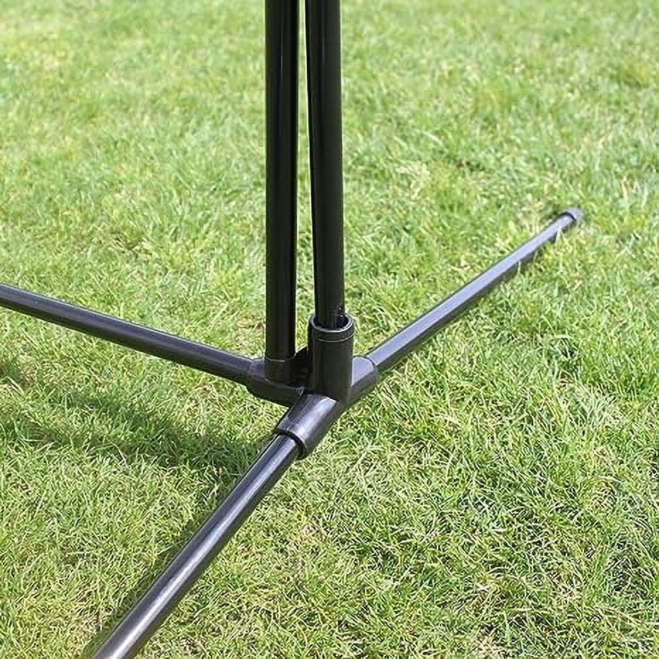 Portable Large 14FT Volleyball Tennis Net, 4 Positions Adjustable Height Poles Badminton Net Set for Outdoor Sports with Carry Bag and Stand, for Badminton, Tennis, Kids Volleyball, Pickleball
