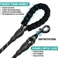 thumbnail image 3 of 2 Packs Dog Leash, Heavy Duty Nylon Braided Rope Dog Leash, Comfortable Padded Handle Strong Leashes for Large, Medium and Small Dogs, 3 of 8