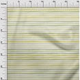 thumbnail image 3 of oneOone Cotton Jersey Light Green Fabric Stripes Craft Projects Decor Fabric Printed By The Yard 58 Inch Wide, 3 of 4