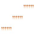 thumbnail image 3 of VONKY Auto Drip Irrigation System with Slow Release Switch Control Valves Self Water Waterer Tools Adjustable Garden Sprinkler Blue 1pc Orange 6pcs 3Set, 3 of 6