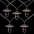thumbnail image 3 of Northlight LED Lighted Lantern Christmas Light Set - White - 3' Clear Wire - 10ct, 3 of 5