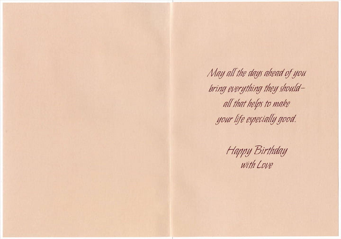 These Wishes: Light Brown Triangle Pattern Birthday Card for