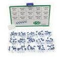 thumbnail image 2 of 150PCS/Box Résistance Assortiment Kit Circuit Résistance Film Pack Ohm Remplacement Accessoires DIY Chip Électrique 15 Types Portable Plastique Professionnel, 2 of 8