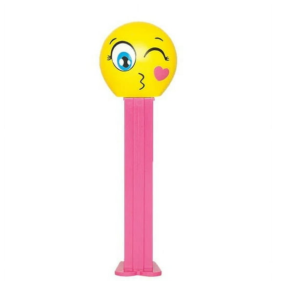 PEZ Happy Valentine's Day Candy Dispenser Blister Pack - Emoji's Kissing