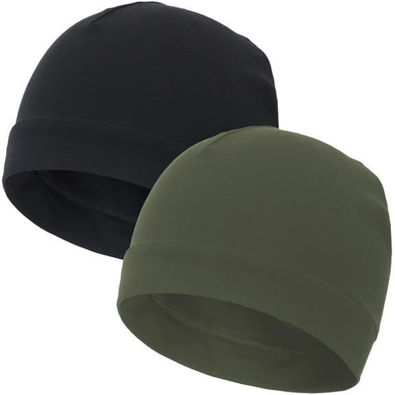 100% Cotton Skull Caps for Men Women Breathable Night Cap Sleep Hats Soft Lightweight Running Beanie Helmet Liner