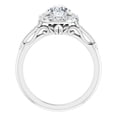 thumbnail image 3 of Amor Jewel 1.5 Ct Pear Cut Diamond Rings for Women's - 14K White Gold Plated Rings - Eternity Engagement Wedding Diamond Rings - Gorgeous Anniversary Gift for Women's - Teen Her Birthday Gifts, 3 of 5