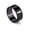 Black, variant on Unisex Stainless Steel Ring with Hollow Cross Design Electroplated Finish Durable Ring Stylish Band Ring for Men and Women Fashion Jewelry