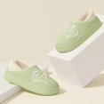 thumbnail image 4 of Winter Cozy Platform Man Women Slippers Fur Home Cotton Shoes Plush Waterproof Outdoor Fashion Minimalism Slippers Non-slip Shoe, 4 of 4
