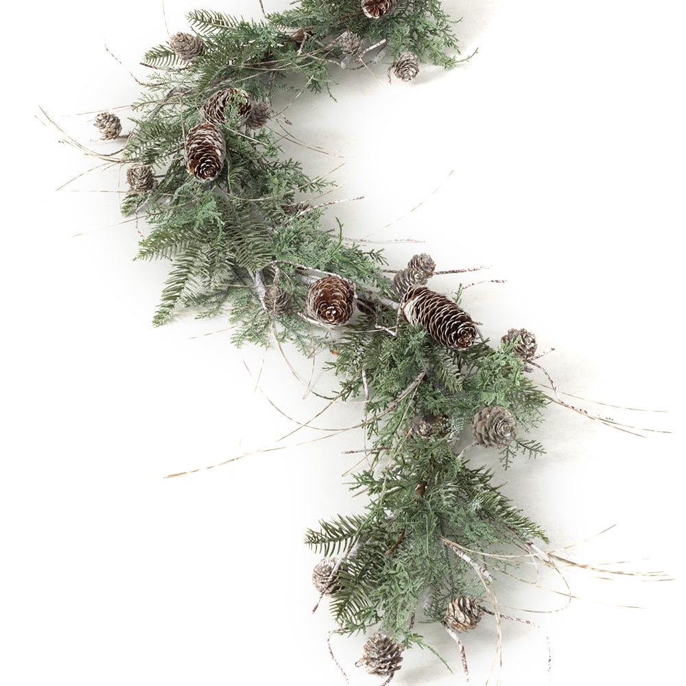 Sullivans 6' Cedar & Pine Artificial Garland 72"L Green