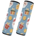 thumbnail image 2 of 2 Pcs Seat Belt Strap Covers Pad for Car Soft Flannel Car Seat Belt Shoulder for All Cars Santa Claus Gifts and Coins, 2 of 8