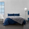 thumbnail image 3 of Reversible Brushed Microfiber Plush Down-Alt Comforter Set, 3 of 10