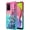 Pink/Teal, variant on Galaxy A03S Case,Samsung 03S Case with HD Screen Protector,Gradient Quicksand Glitter Liquid Floating Waterfall Durable Girls Cute Phone Case for Samsung Galaxy A03S (Purple/Blue)