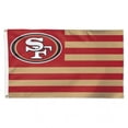 thumbnail image 1 of Drapeau des San Francisco 49ers 3x5 Design Americana de Luxe, 1 of 1