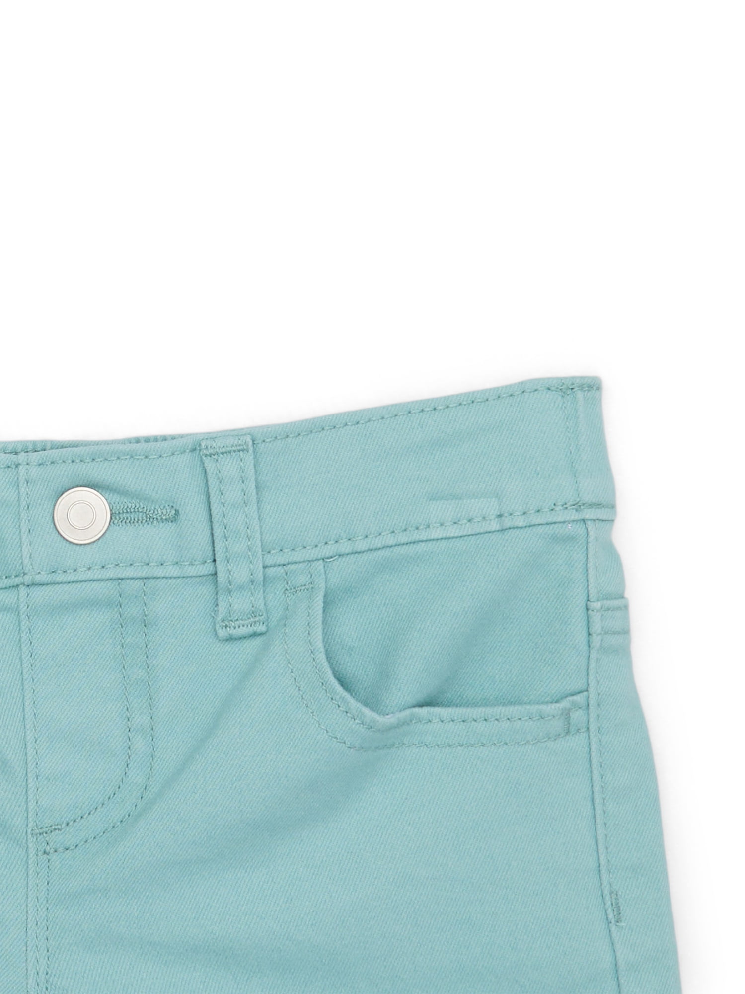 Wonder Nation Girls Denim Short, Sizes 4-18 & Plus