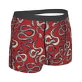 thumbnail image 4 of Uemuo Snake Pattern Men's Boxer Briefs,Trunk Anti-Chafing,Comfortable, Durable, and Stylish Underwear-Large, 4 of 9