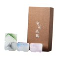 thumbnail image 4 of 4x chino kung fu taza de té tacup esmalte de colores un diseño de textura único elegante con caja de regalo bebidas portátiles regalos de negocios, 4 of 8
