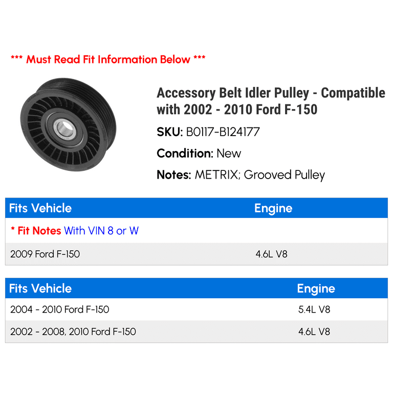 2007 f150 best sale belt tensioner