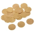 thumbnail image 4 of 20pcs Etiquetas de metal Etiqueta de estampado de monedas en blanco Colgantes Oro de 18 quilates Zulema Colgante de latón con etiquetas en blanco, 4 of 6
