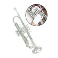 thumbnail image 4 of Trumpet Bb B Plat Laiton Exquis avec Embouchure Gants, 4 of 4