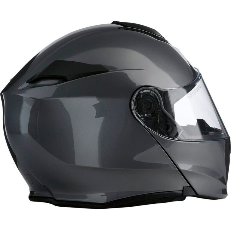 Z1R Solaris Solid Modular Motorcycle Helmet Dark Silver 4XL - Walmart.com