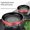 Red, variant on 1/10/15 Pieces Stainless Steel Cookware Set with Golden Handles, Thick Deep Kitchen Pans, Compatible with Induction and Gas Stoves, Multi-Use for Home Kitchen and Outdoor Camping