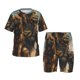 thumbnail image 1 of Fotbe desert Man Shepherd Dog Pijama Estampada de 2 Piezas para Niños – Ropa de Dormir de Manga Corta Cómoda para Niños y Niñas, Camiseta y Shorts de Algodón-XX-Large, 1 of 5