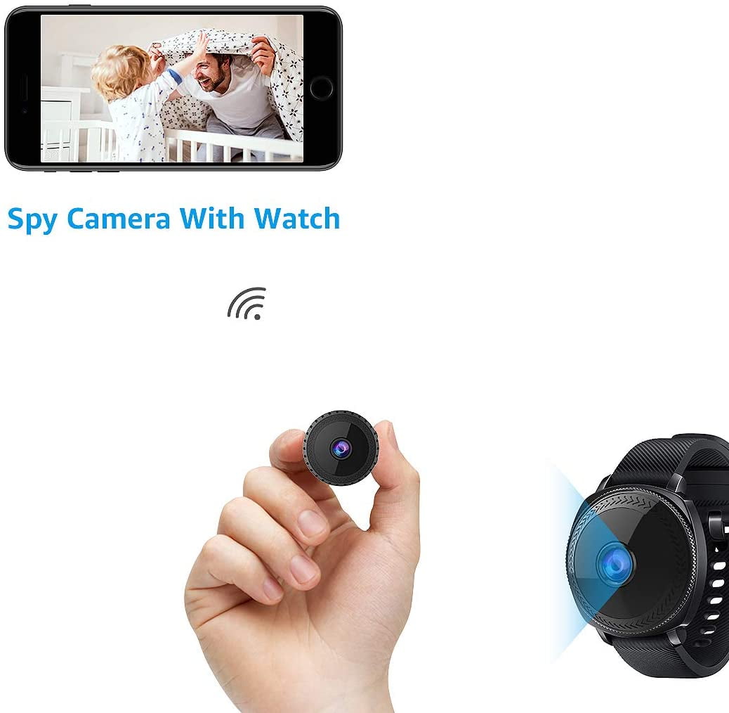 Mini Spy Camera WiFi Hidden Camera AOBO Wireless HD 1080P Indoor Home