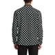 thumbnail image 3 of Camisa de vestir de botones de manga larga casual para hombre INSPIRE CHIC con estampado de lunares XL negra, 3 of 7