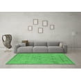 thumbnail image 3 of Ahgly Company Indoor Rectangle Oriental Emerald Green Industrial Area Rugs, 2' x 3', 3 of 4