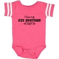 thumbnail image 3 of Inktastic I Love My Big Brother with Hearts Boys or Girls Baby Bodysuit, 3 of 5