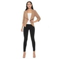 thumbnail image 5 of Women's 3/4 Sleeve Open Front Casual Cardigan Blazer Jacket, 5 of 5