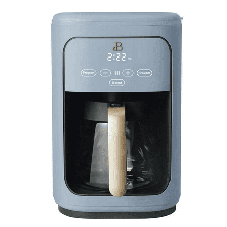 

Heytech 14 Cup Programmable Touchscreen Coffee Maker Cornflower Blue by Drew Barrymore