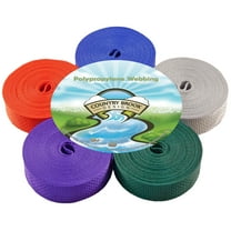 Country Brook Design® 1 inch Polypro Webbing, 5 Yards of 5 Assorted Colors #1