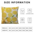 thumbnail image 5 of COMIO  Pillow Cover Lemon Fruit Yellow Summer Double-Sided Design Home Decor for Sofa Livingroom Couch Bed Decorative Throw Pillow Case Gift, 5 of 5