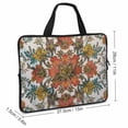 thumbnail image 2 of Werpe Flowers Diving Fabric Tablet Cover Neoprene Laptop Sleeve Carrying Bag 15inch, 2 of 5