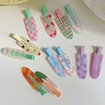 thumbnail image 3 of 4/6/8/10pcs Candy Color Fruit Hair Bang Clip Summer Hairpin No Crease Acrylic Barrette Hair Side Clamp For Girl Hair Accessories, 3 of 10
