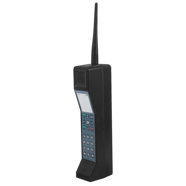 Modelo de teléfono móvil retro Adorno de teléfono celular de ladrillo vintage Accesorio de teléfono celular antiguo para decoración de la sala de estar del hogar y decoraciones de fiesta